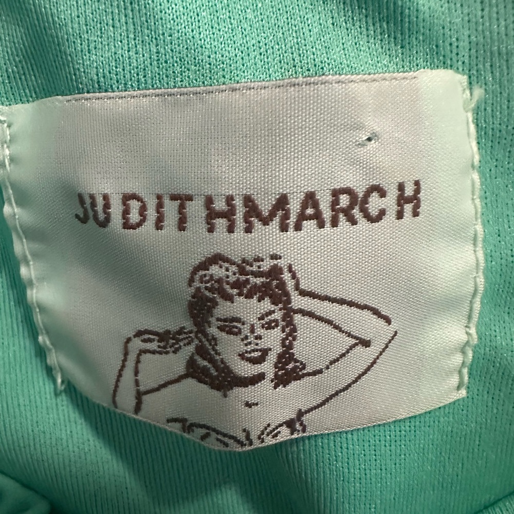 Judith March One Shoulder Dress - Teal and Multicolor - Picture 2 of 4